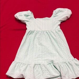 Knitworks White Eyelet Kids Dress